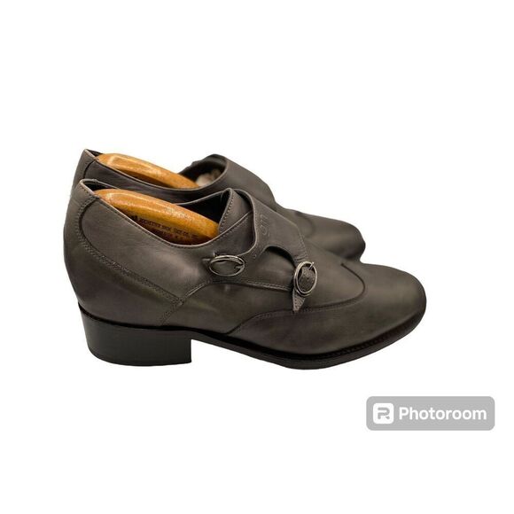 guidomaggi ostuni-elevator shoes in full grain leather Hand made Size US 9.5 - Picture 3 of 9